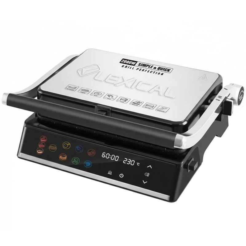 Appareil à Panini LEXICAL LSM-2585 2000W - Inox