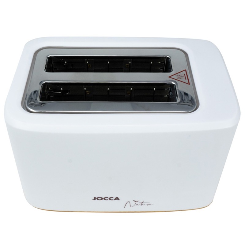 Grille Pain JOCCA Nature Bambou 700W - Blanc - Image 2