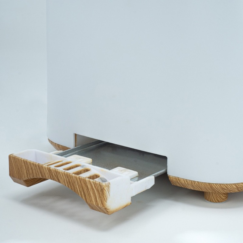 Grille Pain JOCCA Nature Bambou 700W - Blanc - Image 5