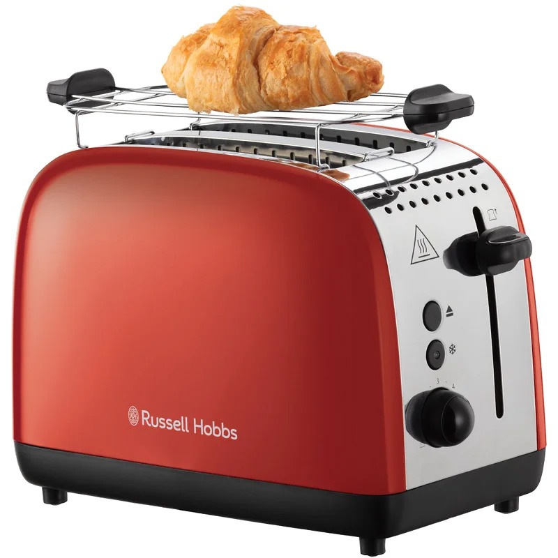 Grille Pain RUSSEL HOBBS Colours Plus 26554-56 1600W - Rouge - Image 2