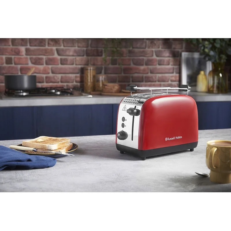 Grille Pain RUSSEL HOBBS Colours Plus 26554-56 1600W - Rouge - Image 5
