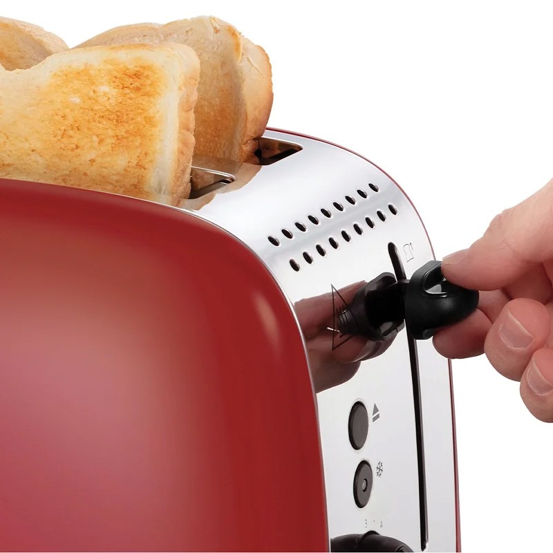 Grille Pain RUSSEL HOBBS Colours Plus 26554-56 1600W - Rouge - Image 4