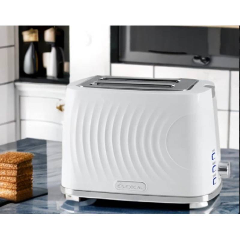 Grille Pain LEXICAL LTC-3905-B 900W - Blanc - Image 2