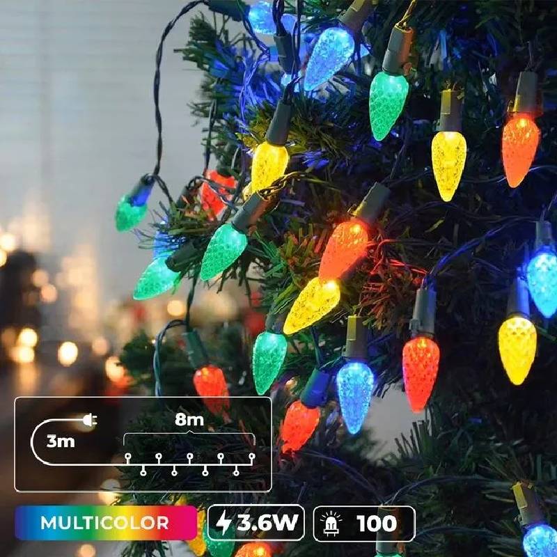 Guirlande Lumineuse Forever Light 100 LED 8m Pomme de Pin - Image 3