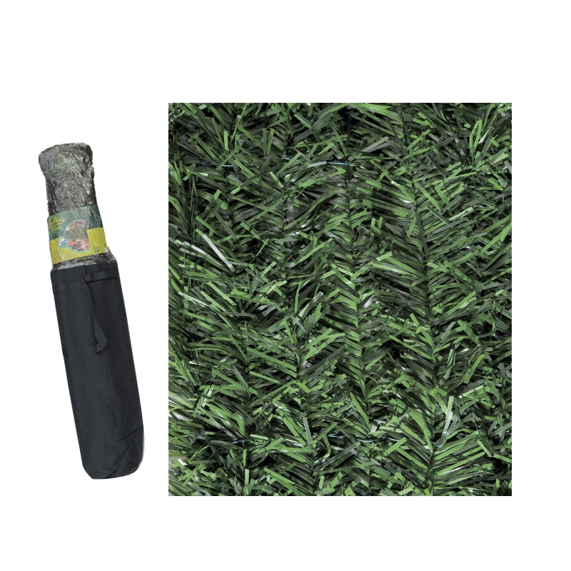 Haie Artificielle Imitation NORTEN  1 x 3 m - Vert