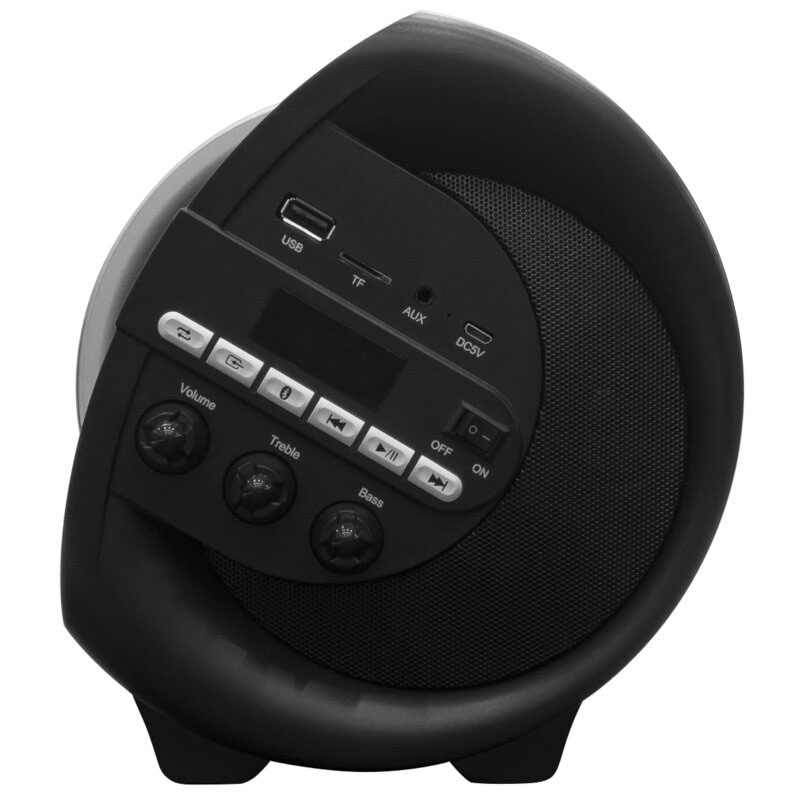Haut Parleur AKAI ABTSV1 Boombox Stéréo Radio FM - Noir - Image 4