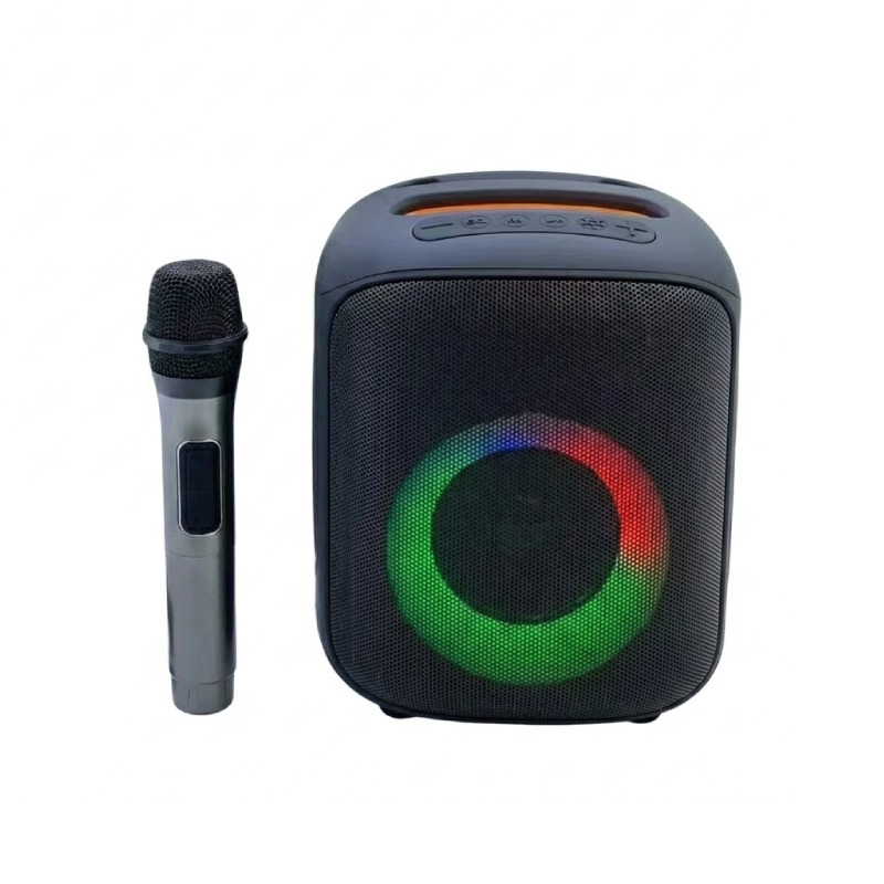 Haut Parleur Bluetooth RGB JBK-1407 Avec Micro - Noir - Image 2