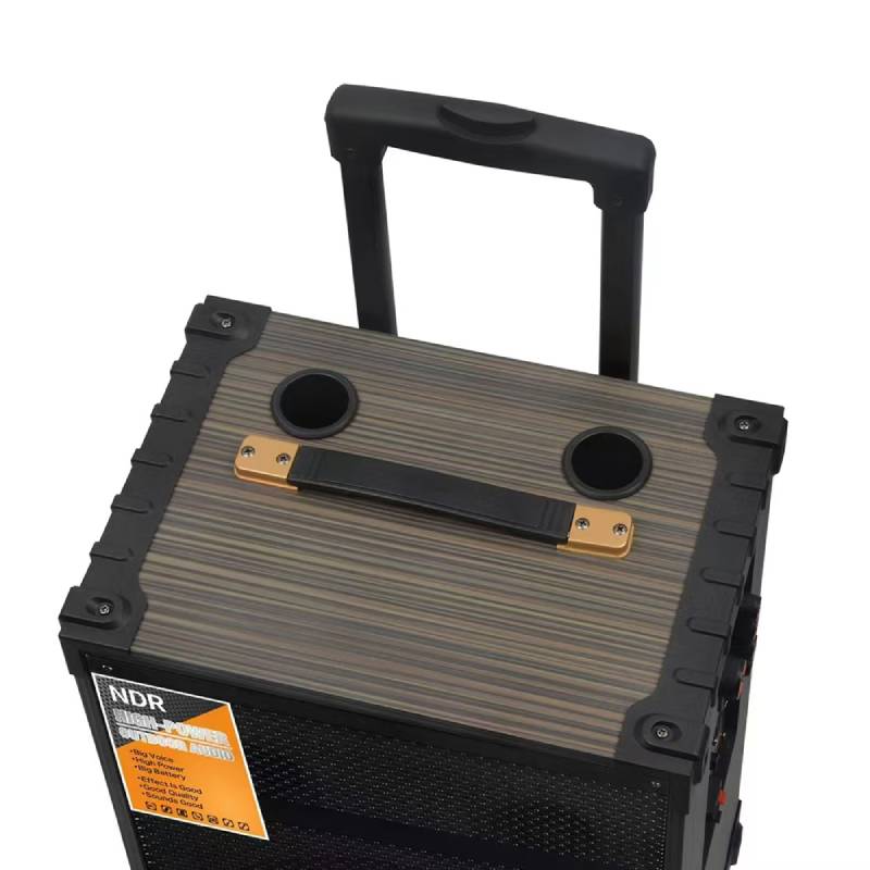 Haut Parleur Double Mode NDR NDB-V12 Avec telecommande et 2 micros  - Noir - Image 2