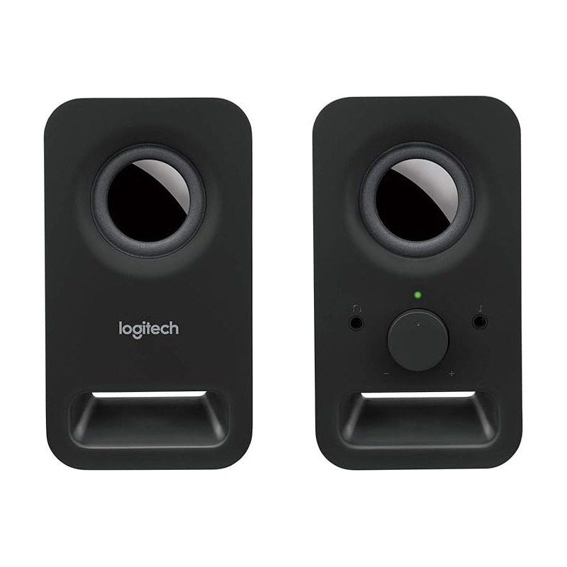 Logitech Haut-parleurs stéréo Z150 Son stéréo clair - 2.0 canaux - Avec fil - 3 W - Noir (980-000814), Photo boutique MyTek chez MyTek
