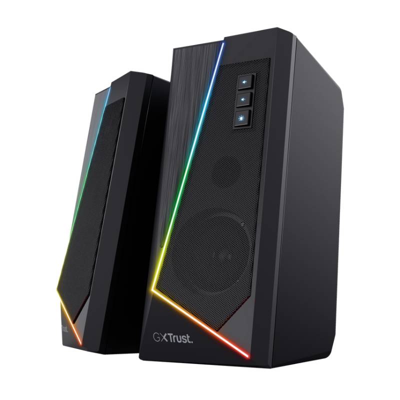 Haut-Parleur Filaire Trust GXT609 Zoxa RGB Led - Noir - Image 2