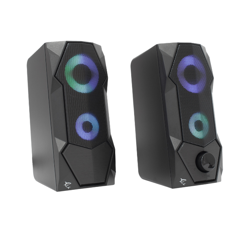 Haut Parleur Gamer WHITE SHARK Flow RGB - Noir, Photo boutique MyTek chez MyTek
