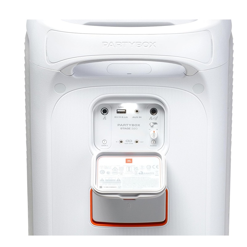 Haut Parleur JBL PARTYBOX STAGE 320 - Blanc - Image 4