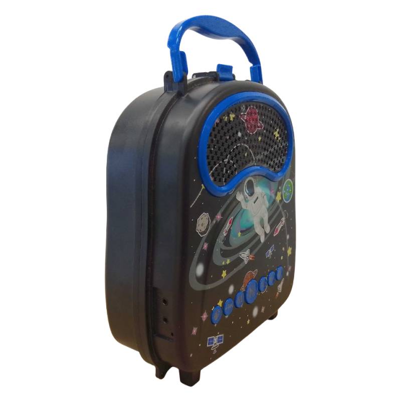 Haut Parleur Portable Meimi MK20 pour enfant avec 2 micros - Noir - Image 3