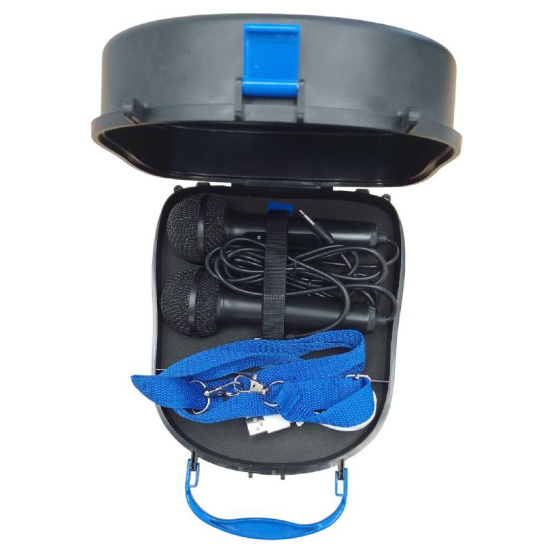 Haut Parleur Portable Meimi MK20 pour enfant avec 2 micros - Noir - Image 4