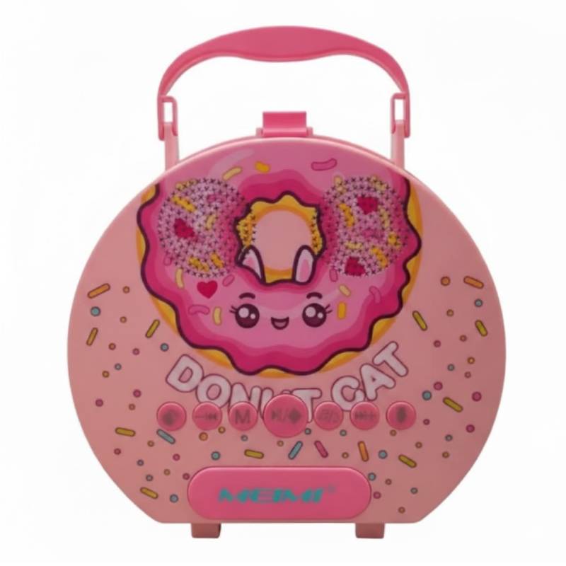 Haut Parleur Portable Meimi MK30 pour enfant avec 2 micros - Rose - Image 2