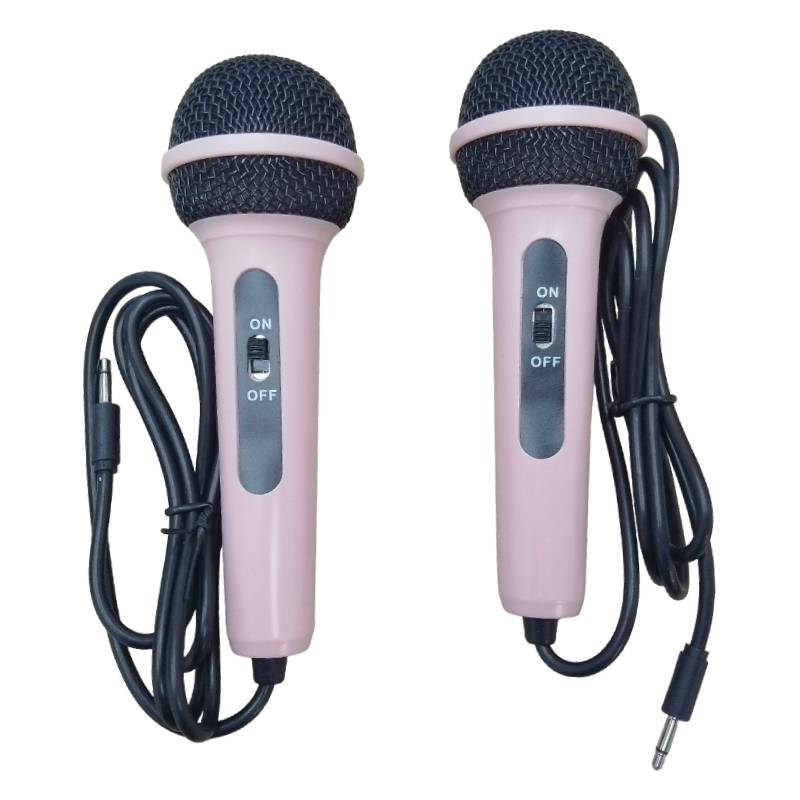 Haut Parleur Portable Meimi MK30 pour enfant avec 2 micros - Rose - Image 5