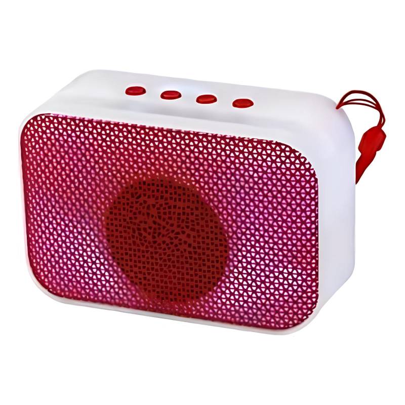 Haut Parleur Sans Fil A011 Avec Emplacement Carte mémoire et Radio FM - Blanc 