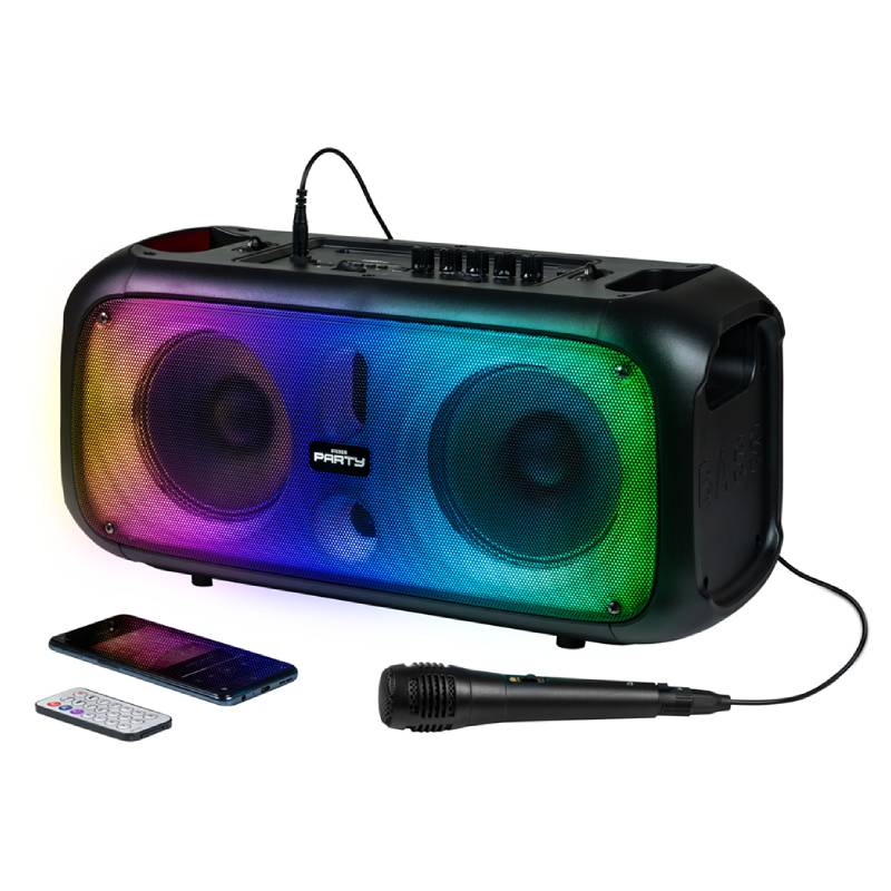Haut Parleur Sans Fil Bigben PARTYBTHPLH Lumineuse 200W - Noir