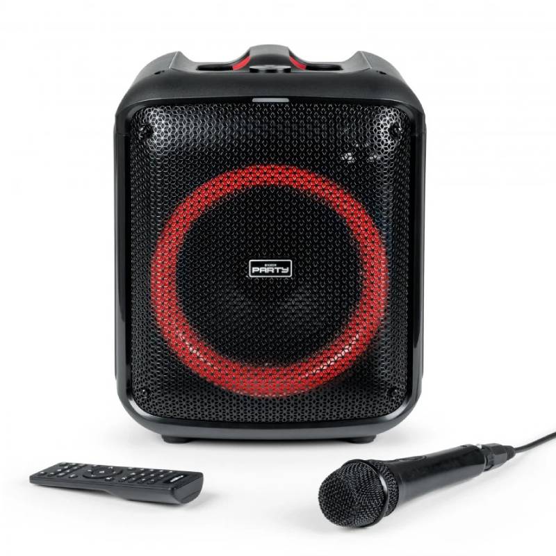 Haut Parleur Sans Fil BIGBEN PARTYBTHPMAX avec micro filaire - Noir