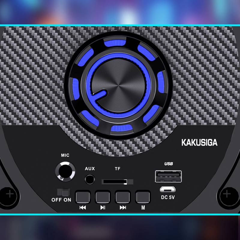 Haut Parleur Sans Fil Kaku KK-6202 Avec Microphone et Télécommande - Noir - Image 5