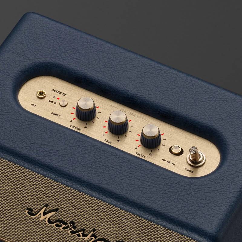 Haut parleur sans fil MARSHALL Action III - Bleu nuit - Image 4