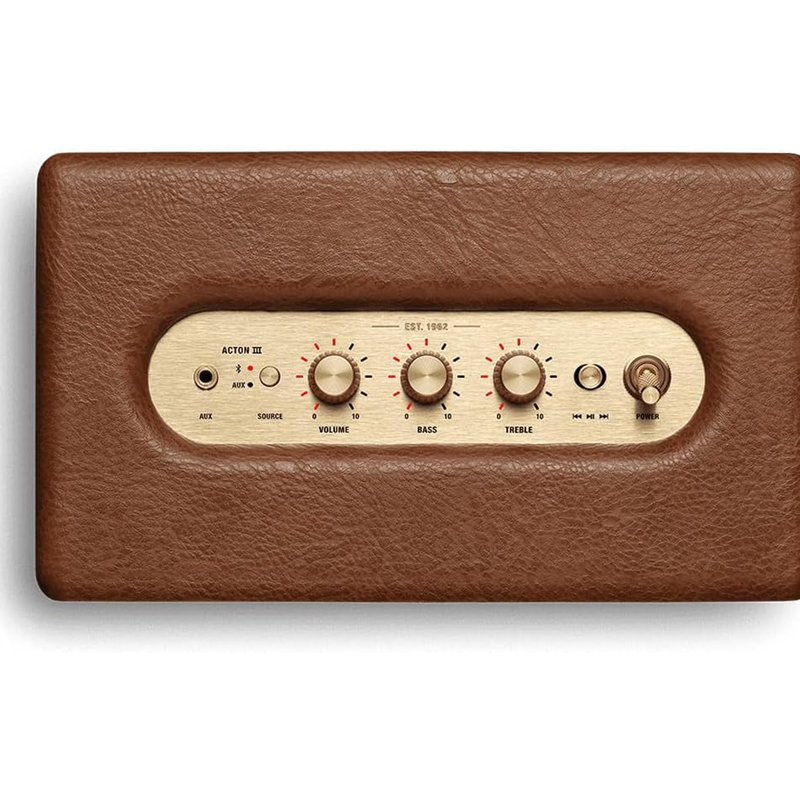 Haut Parleur Sans Fil MARSHALL Acton III Bluetooth - Marron - Image 4