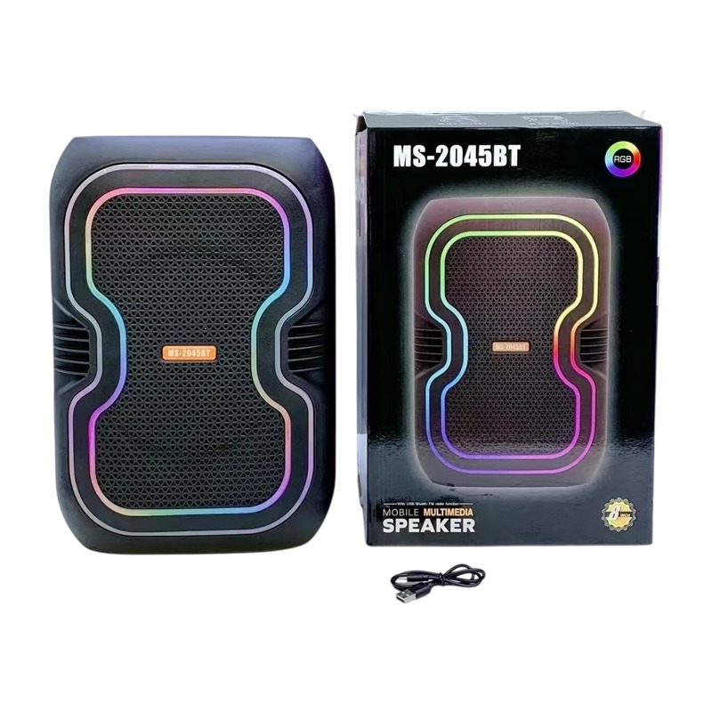 Haut Parleur Sans Fil MS2044BT Avec Microphone  - Noir