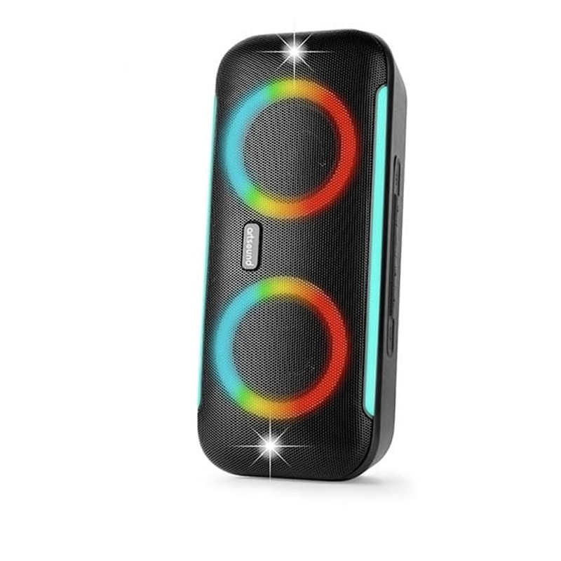 Haut Parleur Sans Fil Portable ARTSOUND Lightbeats M - Noir - Image 2