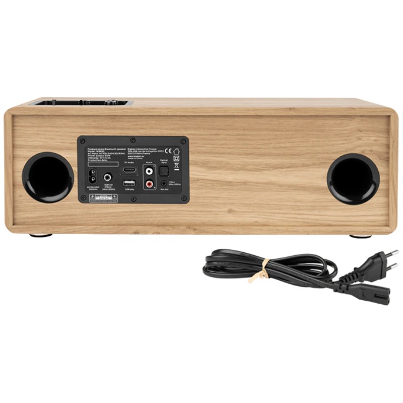 Haut Parleur Sans Fil THOMSON Résidentielle Cosy WS852 - Bois - Image 2