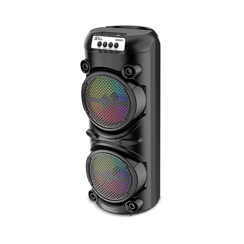 Haut Parleur Sans Fil ZQS 6223 Bluetooth Avec Micro Filaire - Noir - Image 2