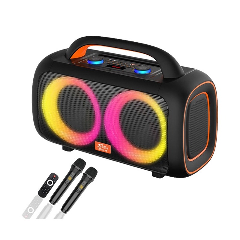 Haut Parleur Sans Fil ZQS L19 Avec Télécommande et Microphone - Noir - Image 3