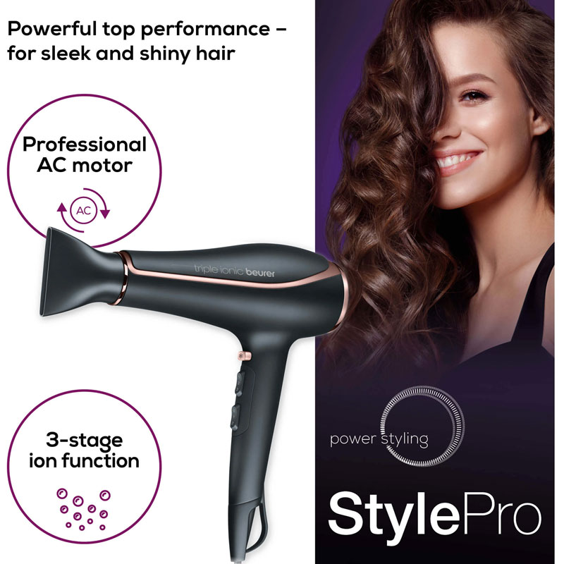 Sèche Cheveux Pro BEURER HC80 2200W - Noir - Image 4
