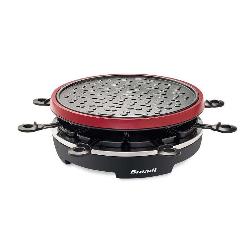 Brandt RAC800MG2 raclette 8 personne(s) 900 W Noir, Photo boutique MyTek chez MyTek