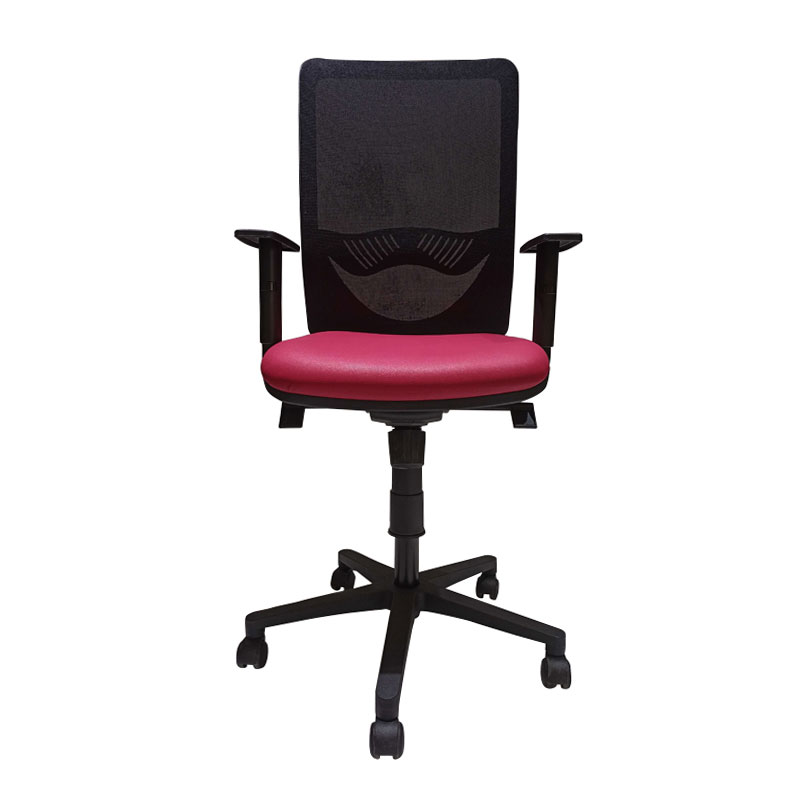 Fauteuil Opérationnel DUKE En Simili Cuir Avec Accoudoirs Réglable - Rose Fushia - Image 3
