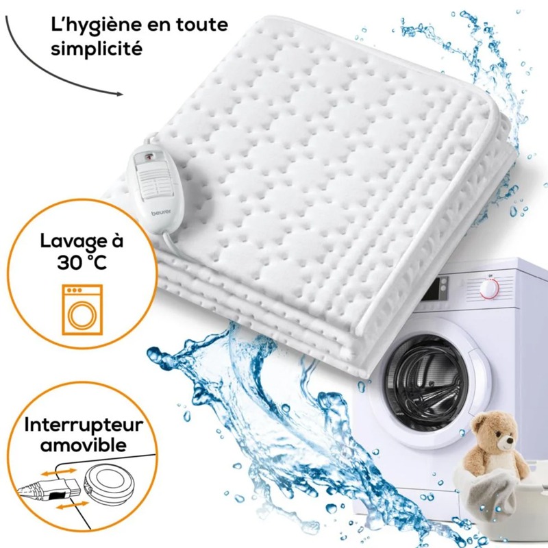 Housse Chauffante Compact BEURER UB30 - Blanc - Image 3