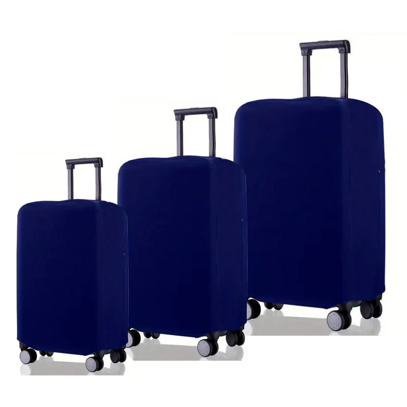 Pack 3 Housses De Protection S/M/L Pour Valise - Bleu Marine