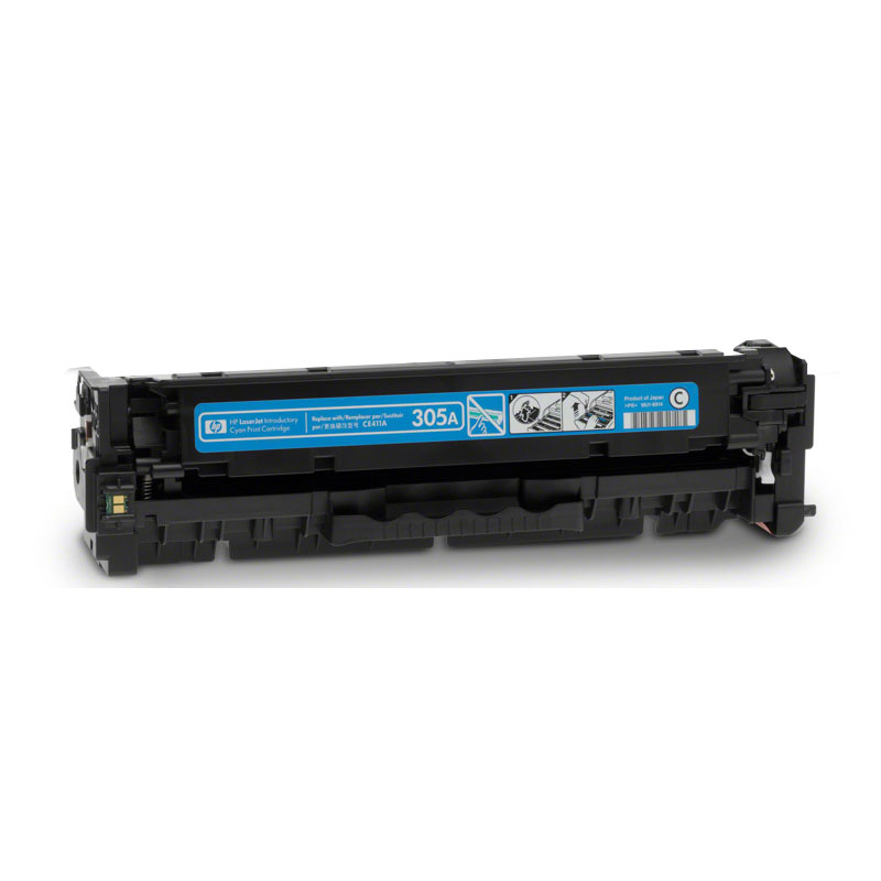 Toner LaserJet Adaptable Compatible HP 305A - Cyan (CE411AA)