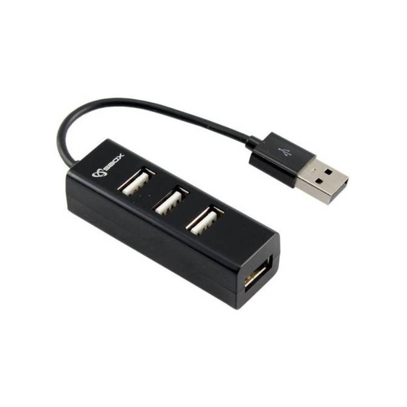 Hub SBOX H-204N USB 2.0 4 Ports - Noir