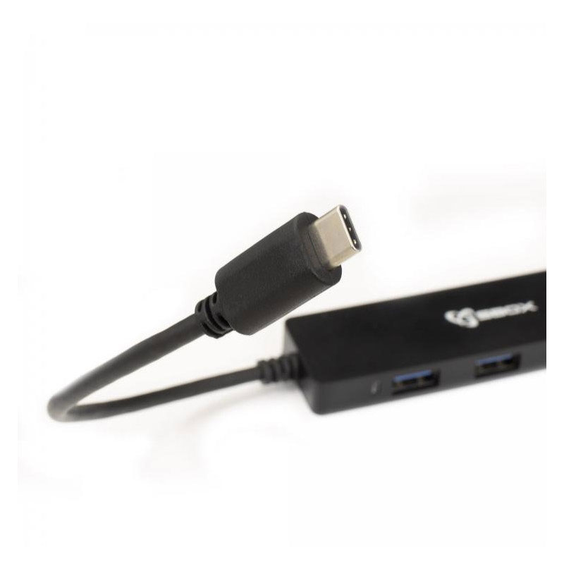 Hub SBOX H-404C 4 Ports TYPEC-USB 3.0 - Noir - Image 2