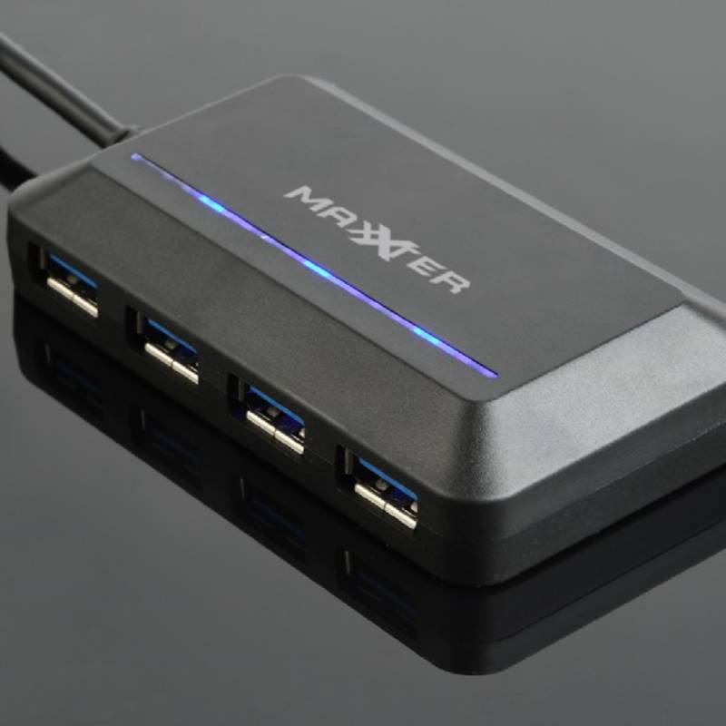 HUB USB 3.1 Type-C 4 ports GEMBIRD ACT-HUB3C-4P - Noir - Image 2