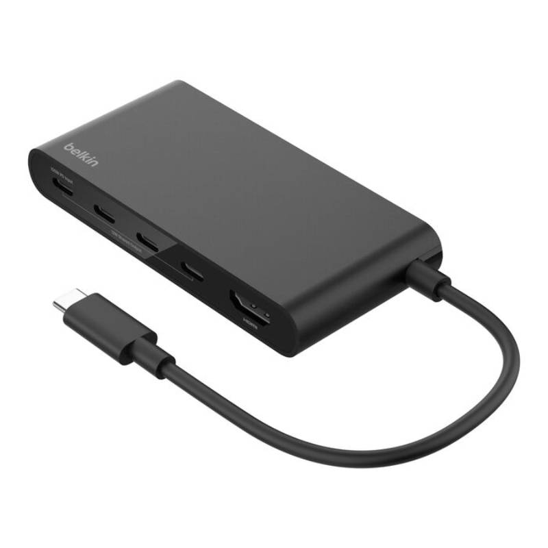 Hub USB Belkin AVC021HQBK 5 ports USB Type-C et HDMI 4K - Noir