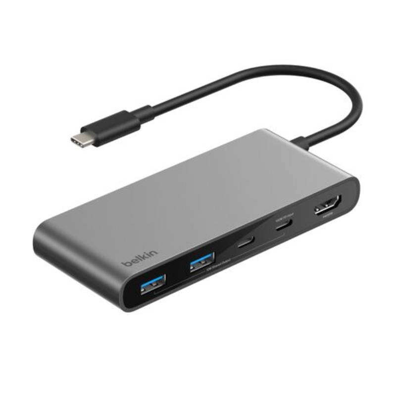 Hub USB Belkin AVC023HQSGY Avec 7 ports - Gris - Image 2