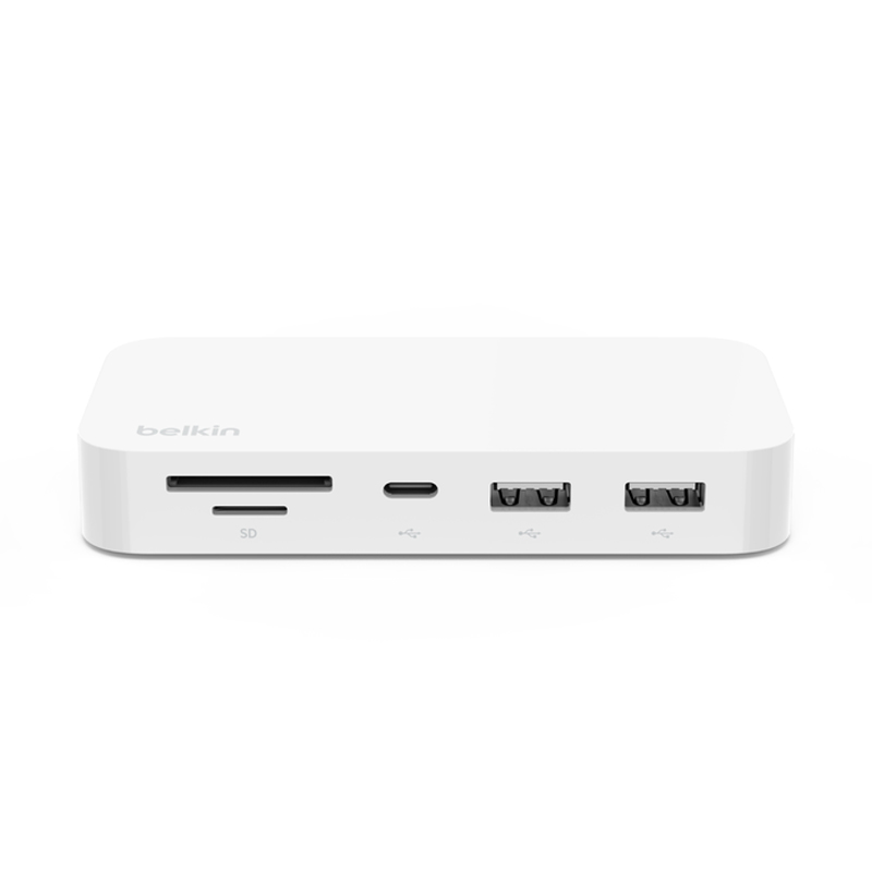Hub USB-C BELKIN Multiport 6-en-1 Avec Support - Blanc - Image 3