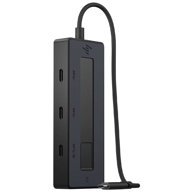 Hub USB-C HP 6G842AA 4en1 Multiport 4K avec Charge USB‑C - Noir - Image 3