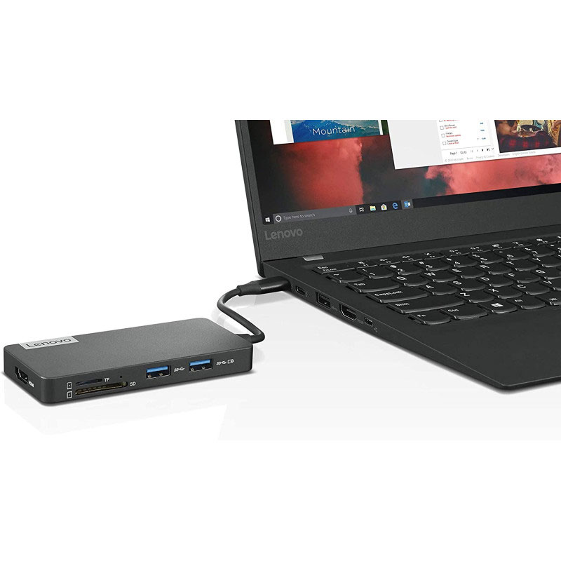 HUB USB-C LENOVO 7 Ports - Noir - Image 5