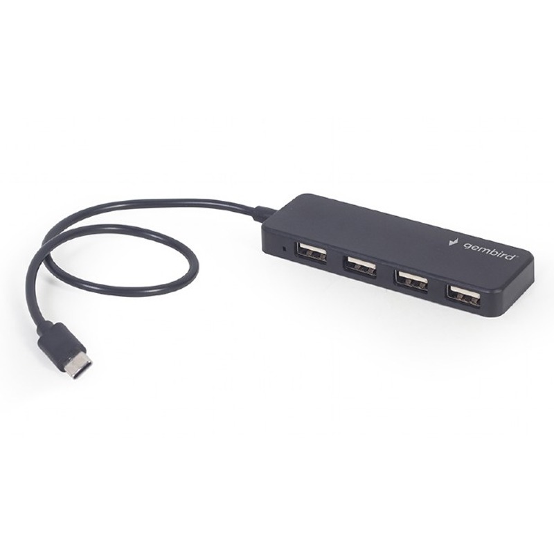 HUB USB GEMBIRD Type-C à 4 ports UHB-CM-U2P4-01 - Noir - Image 2