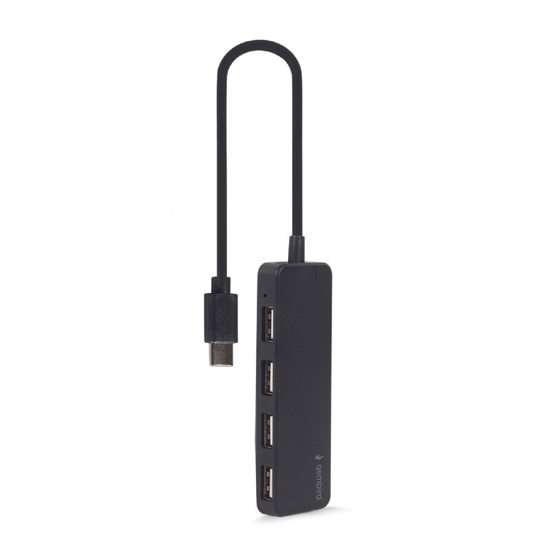 HUB USB GEMBIRD Type-C à 4 ports UHB-CM-U2P4-01 - Noir	