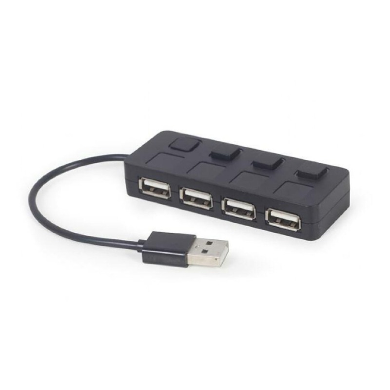 HUB USB GEMBIRD Type-C à 4 Ports UHB-U2P4-05 - Noir	