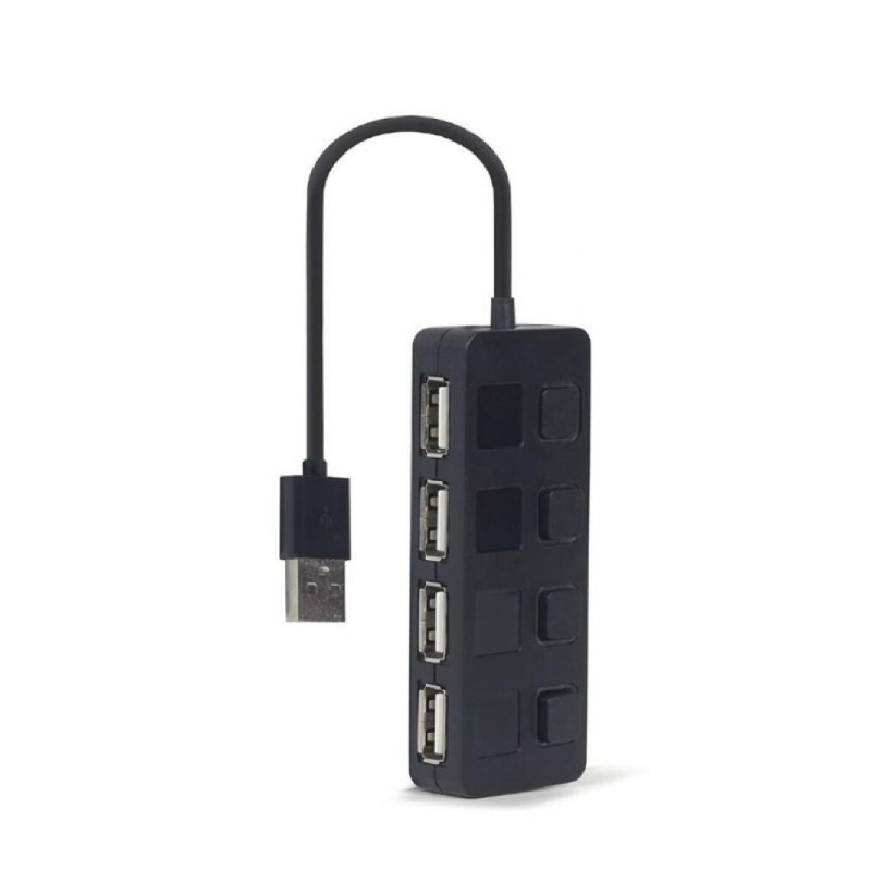 HUB USB GEMBIRD Type-C à 4 Ports UHB-U2P4-05 - Noir - Image 2