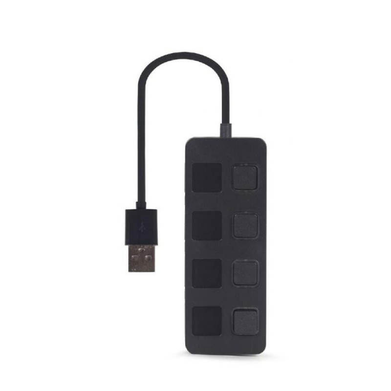 HUB USB GEMBIRD Type-C à 4 Ports UHB-U2P4-05 - Noir - Image 3